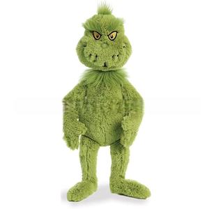 Feliz Navidad Juguete Papá Noel Peluche Animal Verde Peludo <span class=keywords><strong>Grinch</strong></span> y Jaggrinch - Product Image 5