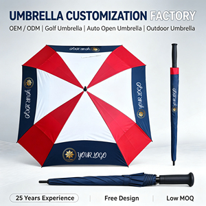 Adults sun protection 62 68 inch vented square <b>umbrella</b> <b>windproof</b> auto open double canopy oversized stick <b>umbrella</b> - Product Image 2