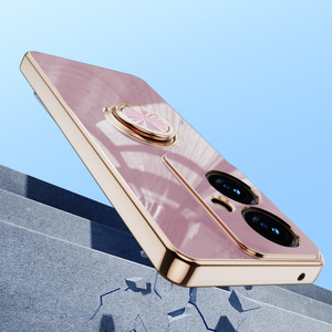 เคสโทรศัพท์เคลือบเงาหรูหราพร้อมขาตั้งวงแหวน 360 องศา สำหรับ <span class=keywords><strong>OPPO</strong></span> Reno11A เคสโทรศัพท์ญี่ปุ่น A79 A3Pro พร้อมที่ยึดแม่เหล็กในรถยนต์ - Product Image 5