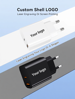 Cargador Rápido GaN de 35W con Enchufe Europeo, PD 3.0, Puertos USB-A + USB-C Duales, Certificado CE, Resistente al Fuego, OTP, Ecológico, para Relojes Inteligentes y Móviles