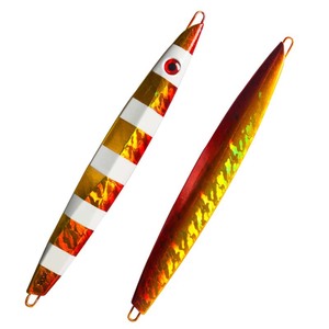 Señuelo de jigging de 80-400g de hundimiento lento para pesca en mar, cebo de fondo para peces de agua salada, placa de hierro, fabricado en Weihai - Product Image 1