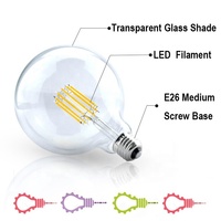 Nouveau produit alibaba chine 2w 4w 6w 8w 10w e 26 e27 b22 led ampoules G125