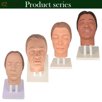 Cabeza de maniquí asiático Maniquí de inyección facial Cabeza de Maniquí de silicona Simulador de inyección Modelo DE CARA femenina para uso de entrenamiento