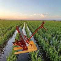 Transplanteur de riz manuel à 6 rangs, mini-machine, vente en gros d'usine, fabriqué en Chine
