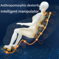 Fauteuil de massage électrique chauffant à gravité zéro pour tout le corps Soins du corps mobiles avec musique pour la relaxation à domicile et le balayage du corps