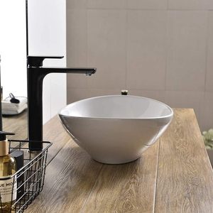 Jomown phong cách hiện đại đánh bóng hình bầu dục Granite tàu lưu vực thoát nước thiết lập 12L Công suất lỗ duy nhất Vòi nước gắn kết 5 năm bảo hành dễ dàng - Product Image 6