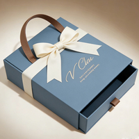 Boîte à bijoux en carton mat avec logo OEM, emballage cadeau, petit coffret pour collier et bague, imprimé, écologique, prix d'usine