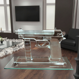 Oem/ODM mô hình tùy chỉnh Tinh thể thủy tinh thủ công mỹ nghệ rõ ràng cơ sở cho trang trí nội thất Quà Tặng - Product Image 6