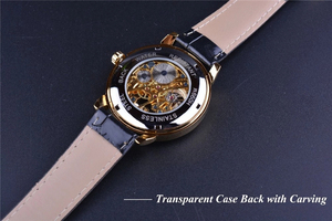 Reloj de Pulsera FORSINING GMT838 para Hombre, Reloj Mecánico Automático de Lujo con Esqueleto, de Acero Inoxidable - Product Image 5