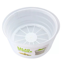 Saladeslinger Sla Groentewasser Droger Afvoer Crisper Machine Zeef Fruitwas Reinigingsmand Keuken Thuiskeuken