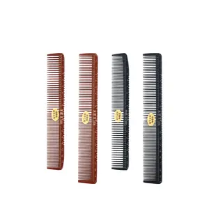 MJ Anti Static Wood Bakelite Parting Comb Styling Barber Hairstylist Cutting Hair Comb Tools