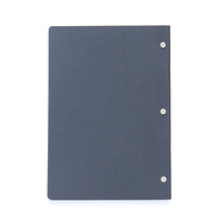 Pu cuir 8.5x11 pouces A4 Restaurant Menu couverture Faux cuir Menu dossier