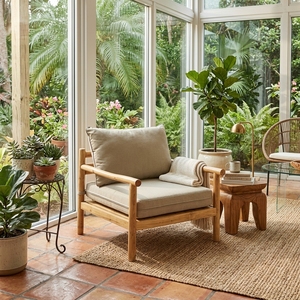 Elegante sofá de dos plazas para interiores con tapicería de lujo, perfecto para un conjunto de muebles de lujo para el hogar. - Product Image 5