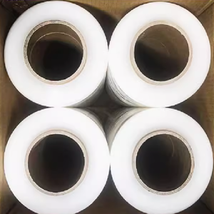LLDPE Stretch Wrap Roll Film solubile in acqua PE imballaggio Logo personalizzato stampa prezzo di fabbrica 50cm * 120m * 18mic ldpe 500mm larghezza morbido - Product Image 3