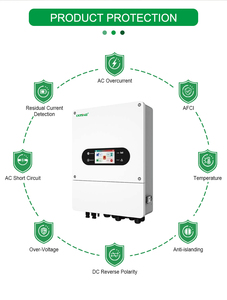 CKMINE Onduleur Solaire Hybride 6kVA 48V Étanche IP66 IP65 Double Sortie MPPT Monophasé 230V 6000W Système d'Alimentation Domestique - Product Image 4