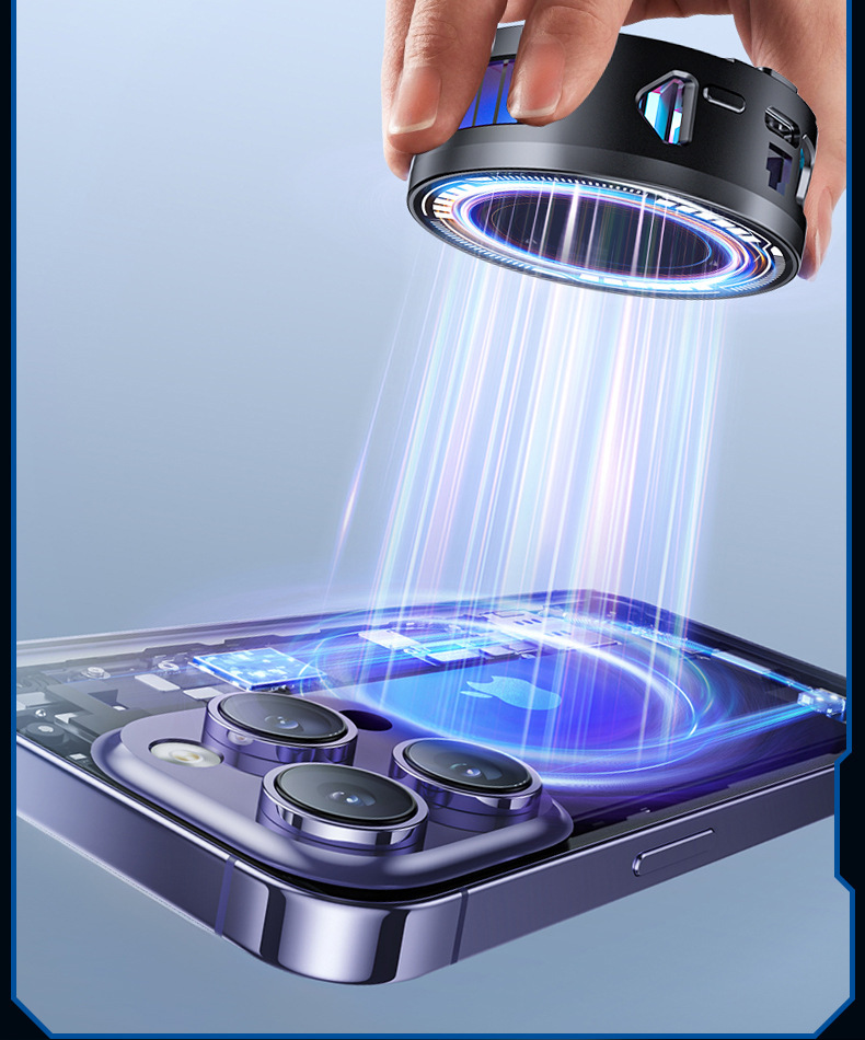 <strong>2026</strong> New Black Shark 6 Pro <strong>PC</strong> Gaming Mobile Phone Radiator Fan with Ice Bath <strong>Cooling</strong> RGB LED 36W Fix Clip Customized Packaging