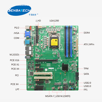 H570VM LGA1200 10th/11st Gen Pentium/Core I3/i5/i7/i9 prosesor Micro Atx industri Motherboard dengan 2 * HD ,VGA