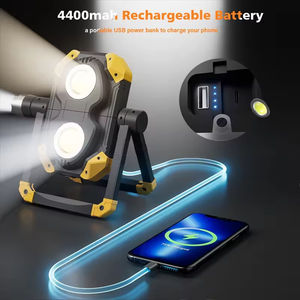 2 luces de trabajo LED magnéticas recargables, se pueden recargar y plegar en 5 modos de iluminación - Product Image 4