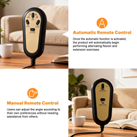 Appareil de rééducation électrique pour la cheville avec télécommande, certifié CE, pour la récupération post-chirurgicale, la force, la flexibilité et la physiothérapie à domicile