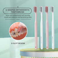 Brosse à dents manuelle, design à petite tête, nettoyage buccal plus profond, convient aux 8 ans et plus, vente en gros, en stock