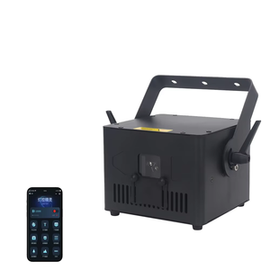 Thông Minh Ứng Dụng Điều Khiển 3W RGB Đầy Đủ Màu Sắc Hoạt Hình Bằng Văn Bản Ánh Sáng Laser Hiệu Ứng 3D Disco Thanh Câu Lạc Bộ DJ Đảng Ánh Sáng Sân Khấu Bằng Laser - Product Image 1