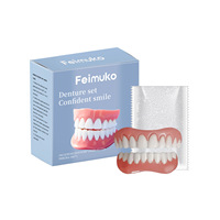 Prótesis Dentales Temporales de Silicona Premium, Juego Completo, Ajuste Perfecto y Seguro, Dientes Postizos para Dientes Rotos o Faltantes, Cuidado Bucal y Confianza