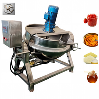 Chaudière à vapeur industrielle FKJX FKJK-50 à double enveloppe, chauffée au gaz, résistante à la chaleur, diamètre 600 mm, pour la cuisson de viande en sandwich, avec fonction d'inclinaison