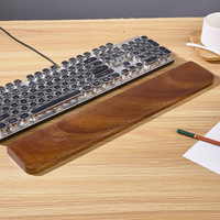 Support de clavier en noyer pour clavier mécanique, support de main en bois massif, support de poignet, repose-poignets, support de clavier pour ordinateur de bureau