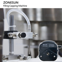 ZONESUN ZS-AFC7C automatique pompe péristaltique de table parfum verre Tube échantillon flacon bouteille bouchon de remplissage pressage capsulage Machine