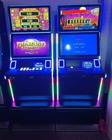 Console de jeu à monnayeur 32/43 pouces avec écran incurvé vertical, borne de jeu Diamond Skill à vendre