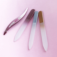 Ensemble de limes à ongles en verre à vie écologique, accessoires de manucure, Premium
