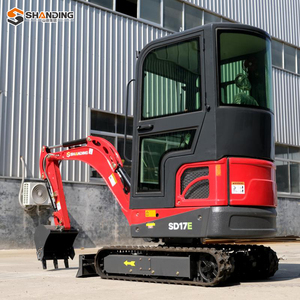 Envío Gratis: Mini Excavadora Hidráulica de 1.7T con Múltiples Accesorios, Excavadora Compacta para Construcción, Excavadora a Diésel - Product Image 4