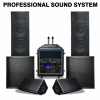 Sistem Suara PA dengan Speaker 15 Inch, Subwoofer 18 Inch, dan Monitor Panggung untuk Konser, Gereja, Pernikahan, Festival, dan Acara