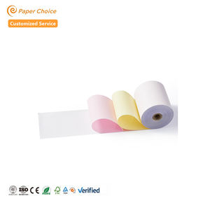 Papier autocopiant <span class=keywords><strong>haute</strong></span> blancheur pour imprimante, lignes quadrillées précises, texte clair, traitement antistatique 76x70mm - Product Image 1