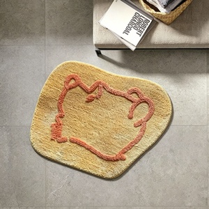 <span class=keywords><strong>Tapis</strong></span> personnalisé en forme d'ours en peluche, doux et moelleux, <span class=keywords><strong>tapis</strong></span> de sol antidérapant pour chambre d'enfant, décoration de la maison - Product Image 2