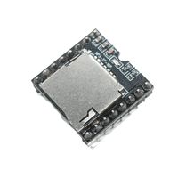Módulo Reproductor MP3 DFPlayer Mini V3.0, Tarjeta TF, Unidad USB, Placa Decodificadora de Audio UART para Proyectos de Sonido DIY con Arduino