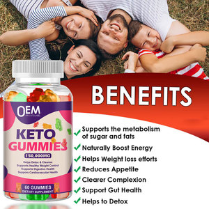 Goma de vinagre de sidra de manzana de etiqueta privada, gomitas Keto, suplementos de barriga plana, gestión de peso, gomitas ACV - Product Image 3