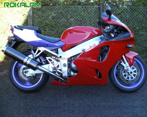 Carenado de Competición Personalizado para <span class=keywords><strong>Kawasaki</strong></span> <span class=keywords><strong>Ninja</strong></span> <span class=keywords><strong>ZX7R</strong></span> 1996-2003 96 97 98 99 01 02 03 ZX 7R ZX-7R <span class=keywords><strong>750</strong></span> Juego de Carenados Rojos - Product Image 1