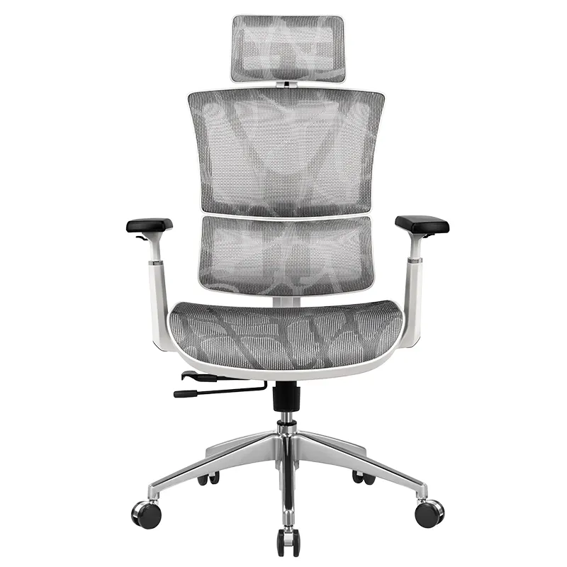 3d ayarlanabilir kol dayama ile dayanıklı ofis örgü konferans ziyaretçi sandalyesi