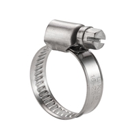 Collier de serrage pivotant en acier inoxydable de type allemand 90-110 mm avec surface polie, mesure en pouces/métrique, fixation de tuyaux en stock