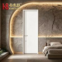 Porte intérieure moderne en bois composite massif, finition peinte, avec isolation phonique, pour chambre, hôtel, villa et appartement