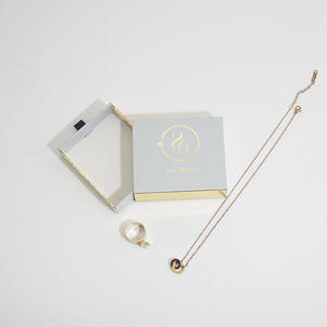 <span class=keywords><strong>Promotion</strong></span> personnalisé imprimé papier kraft luxe petites filles collier emballé Bijoux boîte - Product Image 3