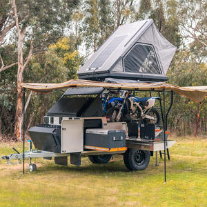 Remolque de viaje OEM Odm Caravan Road Flatbed Toy Hauler Camper con baño Cómodo todoterreno Rv Off Road Caravan Rv Camper - Product Image 2