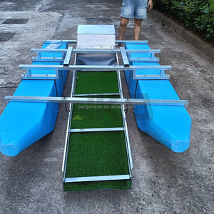 DIESEL Vàng dredger xách tay vàng NẠO VÉT Float thuyền hiệu quả cao máy giặt Vàng - Product Image 3