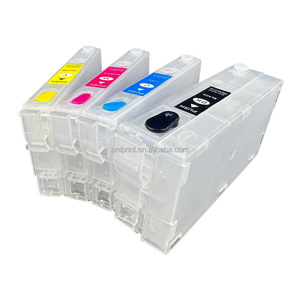 Cartouche rechargeable T812 T822 pour imprimantes Epson <span class=keywords><strong>WF</strong></span>-3820 3823 <span class=keywords><strong>WF</strong></span>-4820 4830 4834 <span class=keywords><strong>WF</strong></span>-7310 <span class=keywords><strong>WF</strong></span> 7820 <span class=keywords><strong>7830</strong></span> 7835 7840 EC-C7000 sans puce - Product Image 2