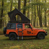 Carpa de Techo Rígida Plegable, Diseño Impermeable para las Cuatro Estaciones, Apertura Automática, Resistente al Viento, para Campamento, Viajes y Actividades al Aire Libre