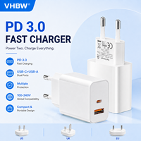 Chargeur rapide 20W pour ordinateur portable, câble Type-C PD 3.0, matériau ABS/PC écologique ignifuge, prises US/EU/UK/AU, utilisation domestique