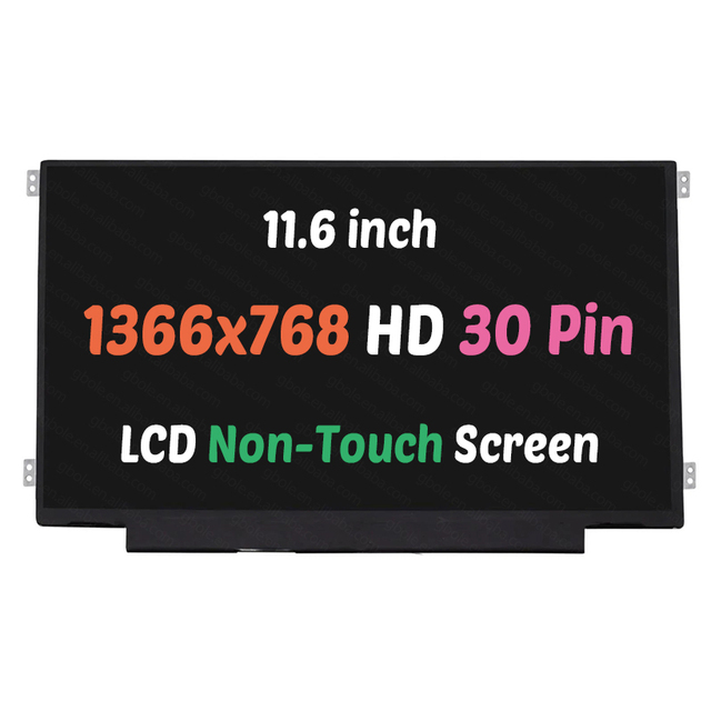 11.6" B116XAN04.0 HD LCD LED Screen Replacement Display Panel Wide Screen Matte 1366x768 30 Pin Business Use Wholesale