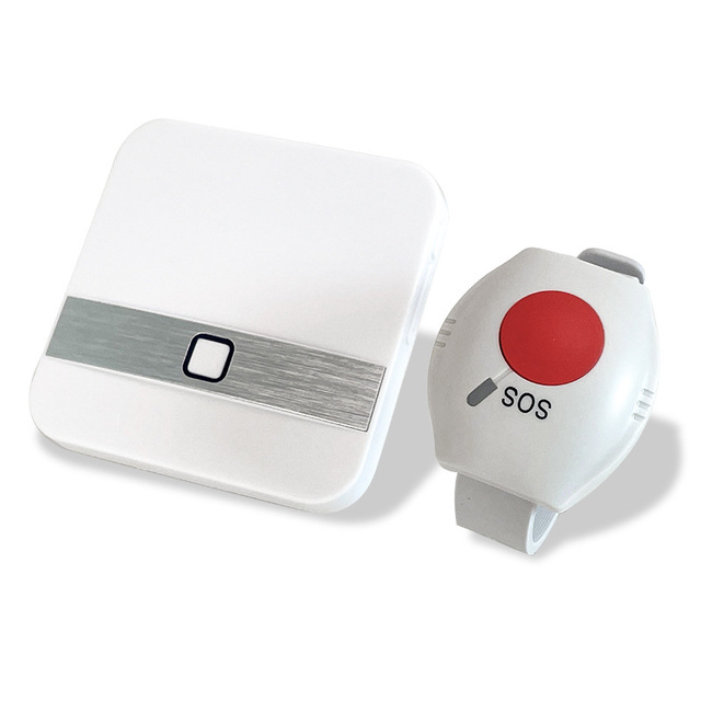 KONST Handicapped Caregiver Pager Wireless Nurse Alert System Wristband SOS Emergency Button SOS Emergency Call Button