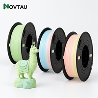 Filament d'imprimante 3D Novtau pour maquettes architecturales en PLA mat arc-en-ciel 1,75 mm 1 kg Filament plastique